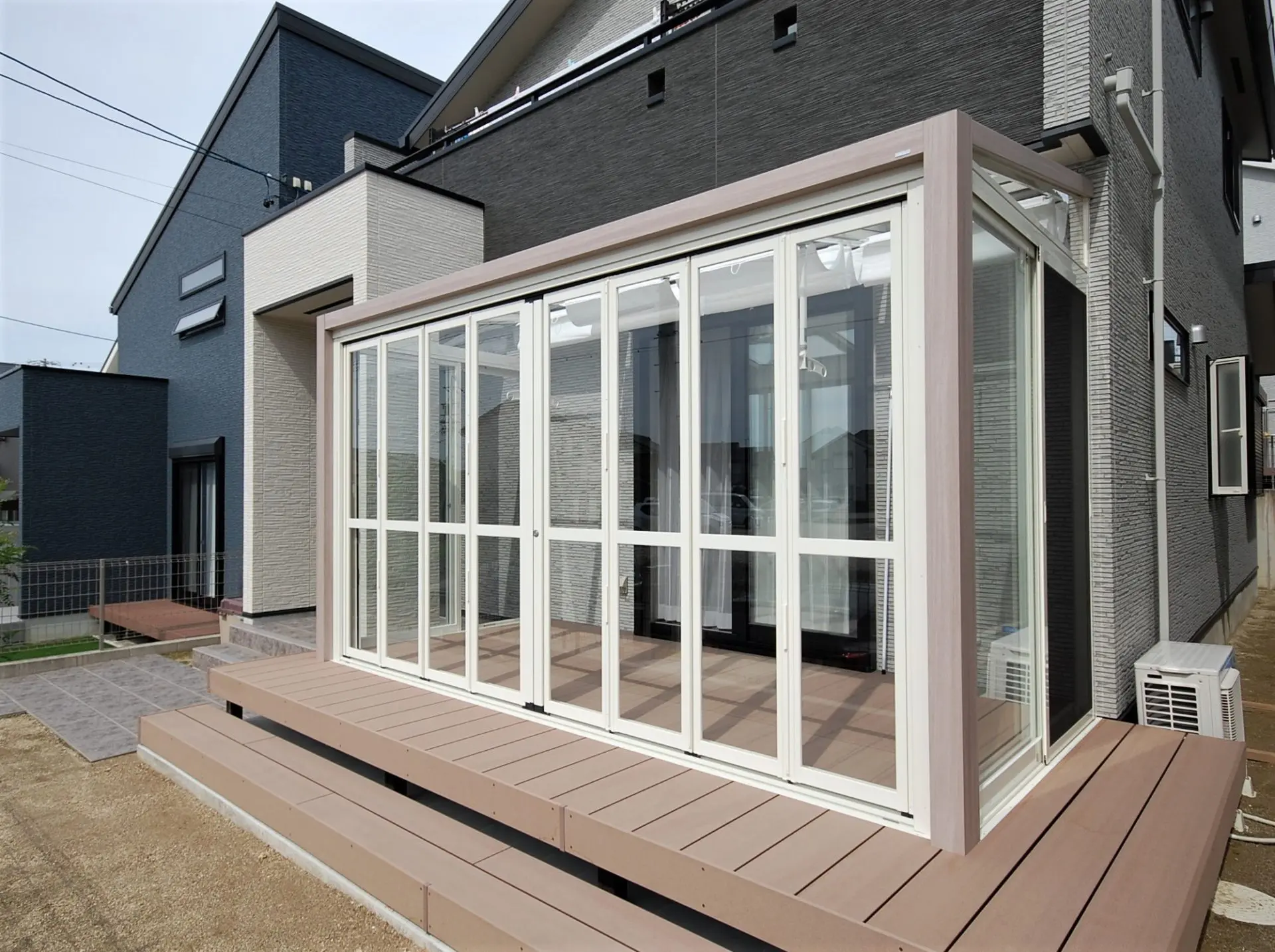 ガーデンルームｇｆ ウッドデッキ サン ライフ 名古屋市緑区 エクステリア ガーデニング リフォームなら